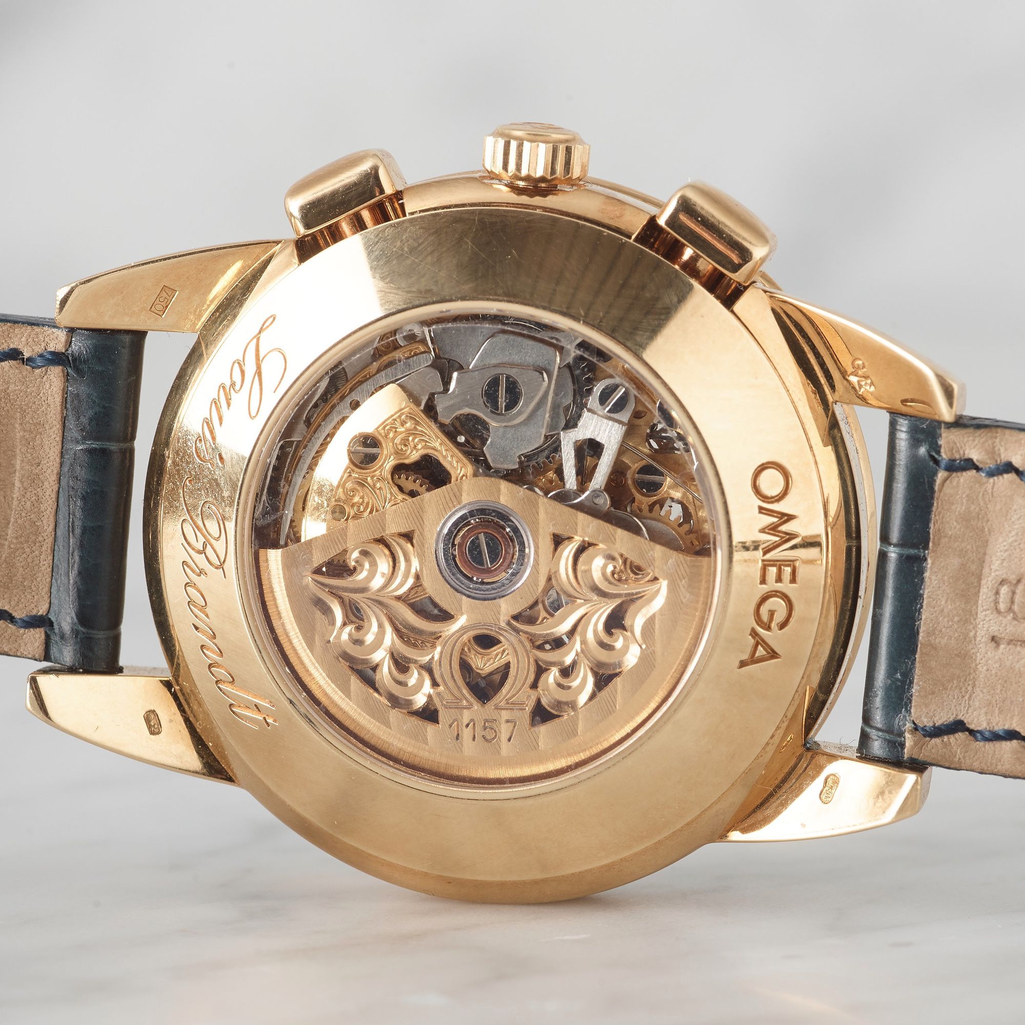 Omega Louis Brandt 18K De-Luxe Chronograph Family