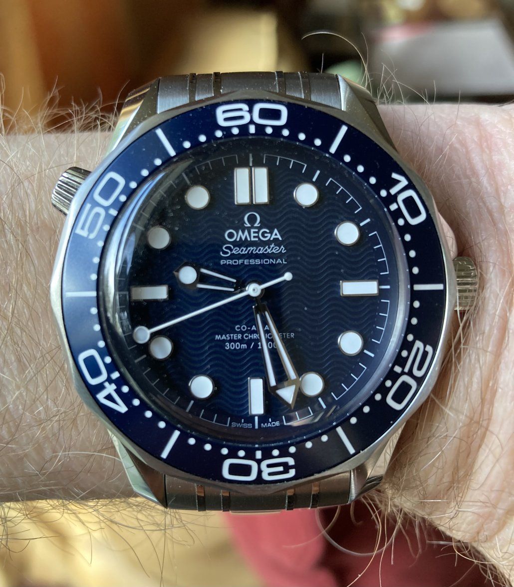 James Bond 60th Anniversary Omega Seamaster 300M Diver With Wave Dial