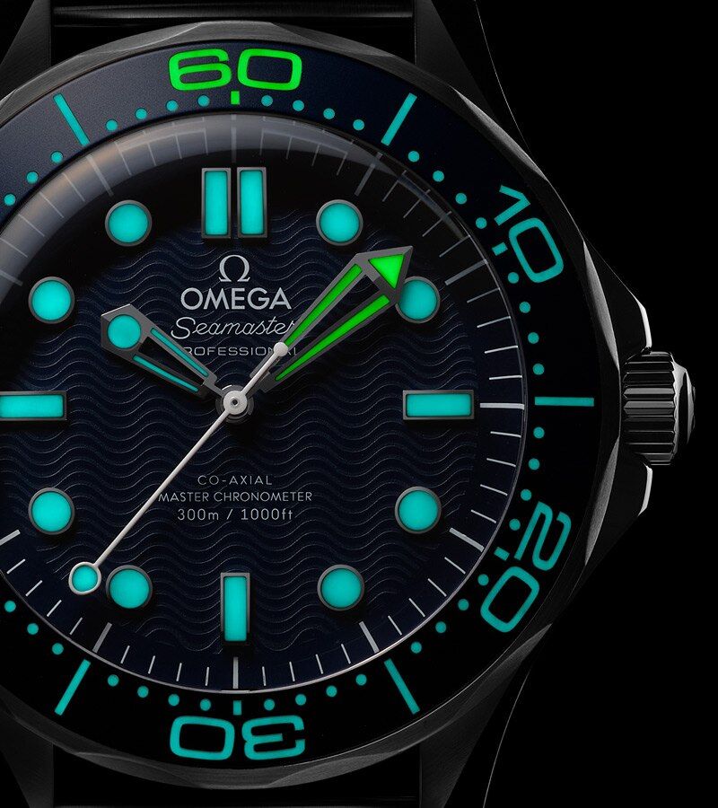 James Bond 60th Anniversary Omega Seamaster 300M Diver With Wave Dial
