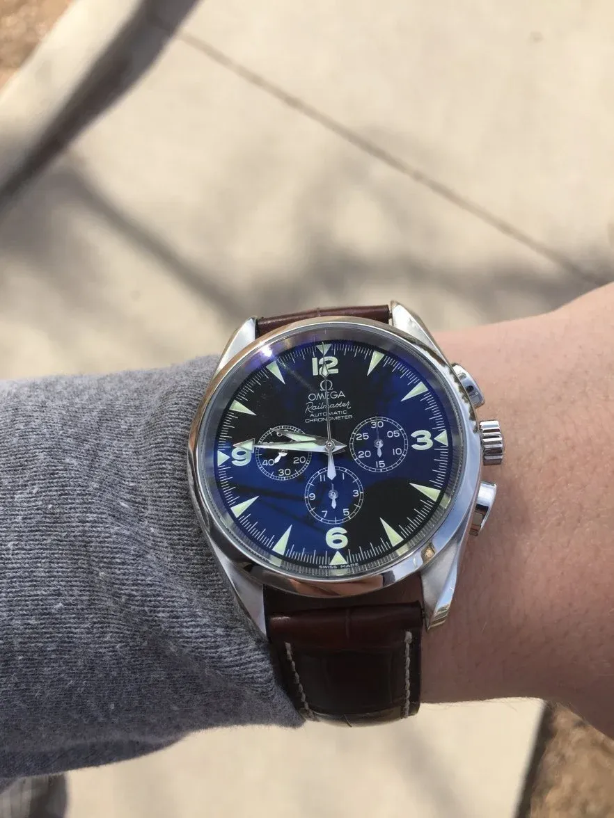 Omega discount railmaster chronograph